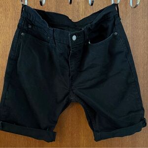 Levi's Black Jean Shorts for Men